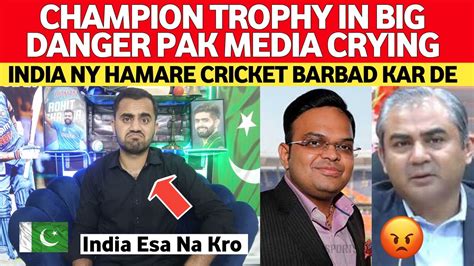 Pcb Crying On Jay Shah DESTROY Pak Champion Trophy After India Now