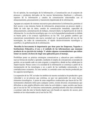 Ejercicio Ii Pdf