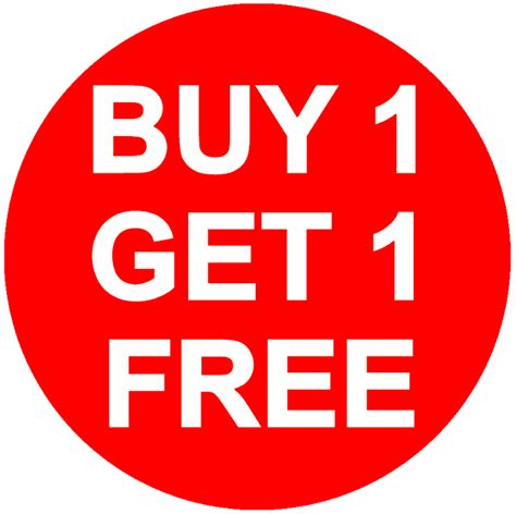 Buy 1 Get 1 Free PNG Images Transparent Free Download