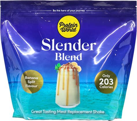 Protein World Slender Blend Banana Split Protein Powder 600g | medino