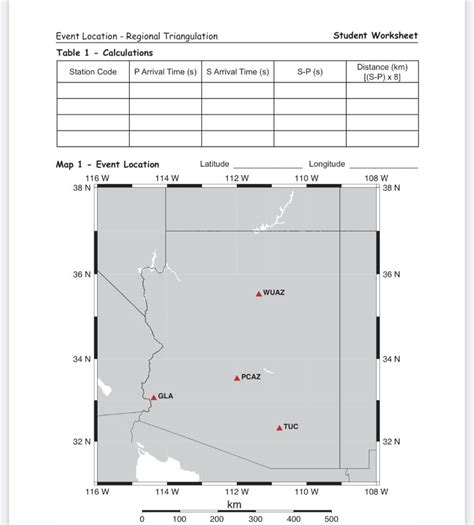 Solved Earthquake Location 101 There are several methods | Chegg.com