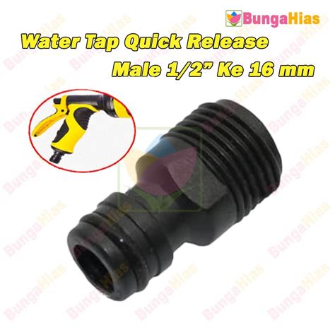 Jual Sambungan Quick Release Male X 1 2 Male Drat Konektor Semprotan