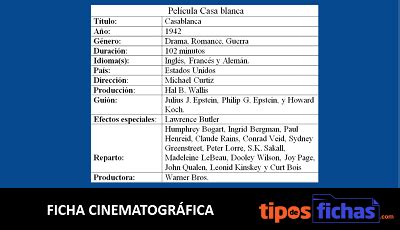 Ficha Cinematogr Fica