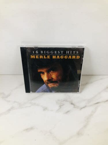 16 Biggest Hit By Merle Haggard Cd 2011 886978311429 Ebay