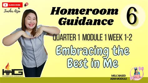 Homeroom Guidance Quarter Module Week Embracing The Best