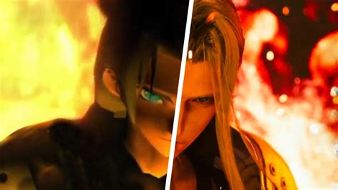 Final Fantasy 7 Rebirth Vs Original Nibelheim Flashback Scene Comparison