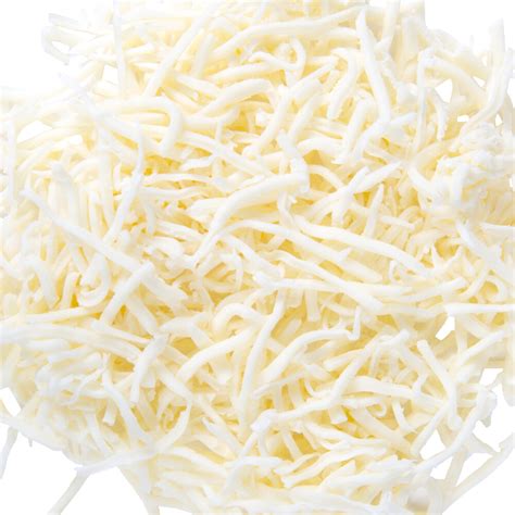 5 lb. Part Skim Milk Shredded Mozzarella Cheese - 4/Case