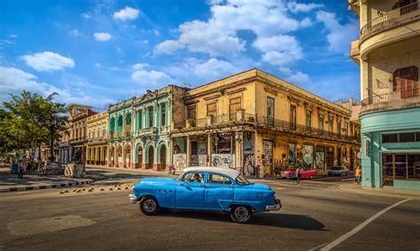 #788250 street Havana Cuba, Retro, Side, Light Blue - Rare Gallery HD ...