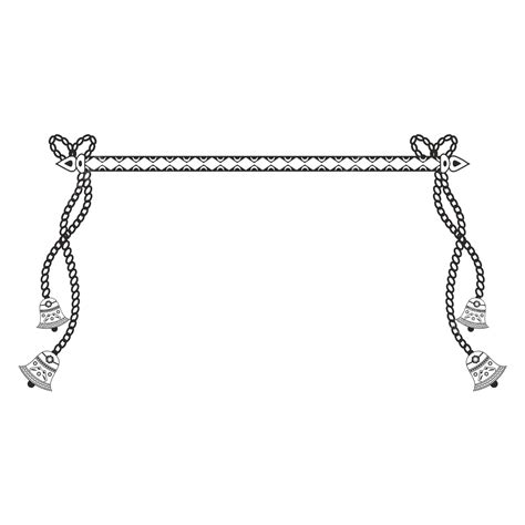 Wedding Decorative Bell Black And White Clip Art Wedding Bells Clipart