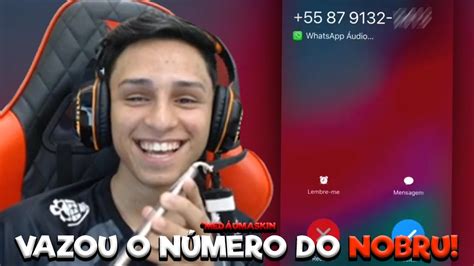 Vazou O N Mero Do Nobru Ao Vivo Ele Chorou Free Fire Youtube