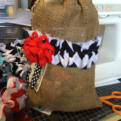 Allred Design Blog Inspired By Pinterest Craft Tip Burlap Bag