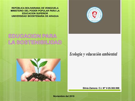 Ecología y educación ambiental by SilviapZamoraC Issuu