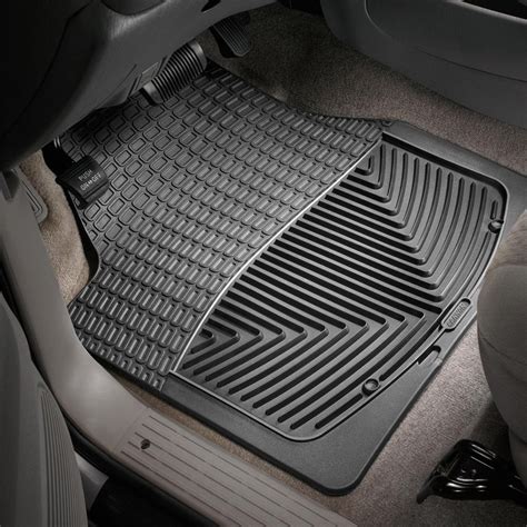 WeatherTech® W40 - All-Weather 1st Row Black Floor Mats