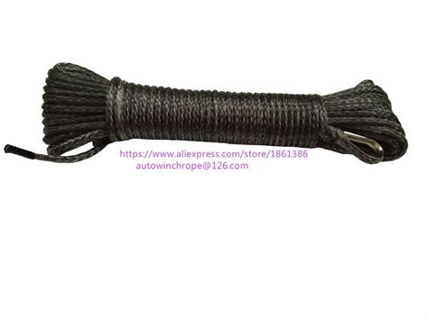 Good Quality Grey 4mm15m Atv Winch Lineboat Winch Ropewinch Rope For