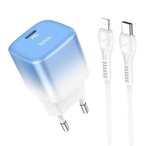 Hoco C A Charger Adapter With Type C To Lightning Cable Hoco Bd