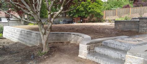 Retaining Wall Ideas For Sloped Backyard Sequoia Stonescapes