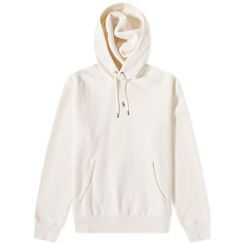 Polo Ralph Lauren Centre Logo Popover Hoodie Clubhouse Cream End