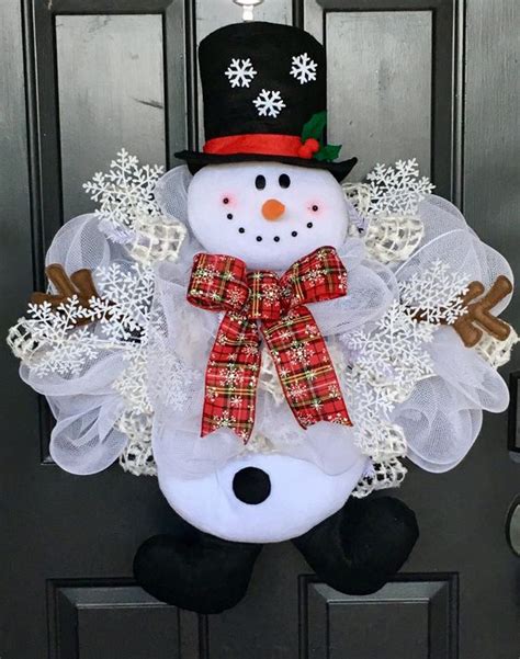 Decora Tu Puerta Con Mu Ecos De Nieve Dale Detalles