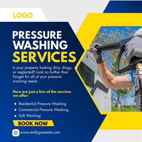 Pressure Washing Services Flyers Template Postermywall