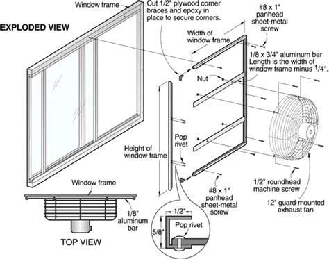 Basement Window Exhaust Fan