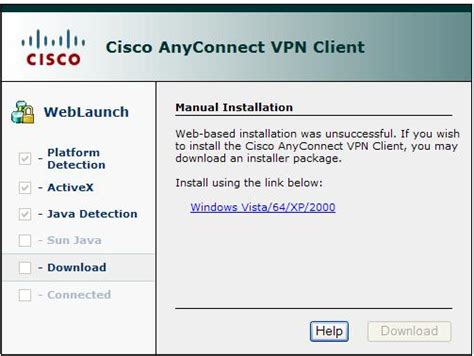 Cisco Anyconnect Vpn Client Manual Install