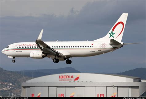 CN RNW Royal Air Maroc Boeing 737 8B6 WL Photo By Erwin Van Hassel