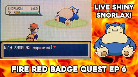 Live Shiny Snorlax After 5324 Soft Resets Pokemon Fire Red Shiny