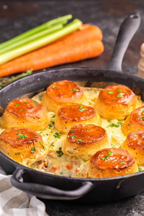 Easy Cast Iron Skillet Chicken Pot Pie Recipe Simply Stacie