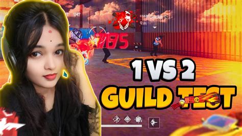 FREE FIRE UID CHECK AND REACTION IN LIVE HARDEST GUILD TEST 1 VS 2