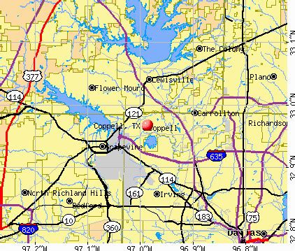 Map Of Coppell Texas Tourist Map Of English