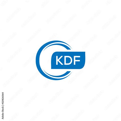 Kdf Letter Design For Logo And Iconkdf Typography For Technology