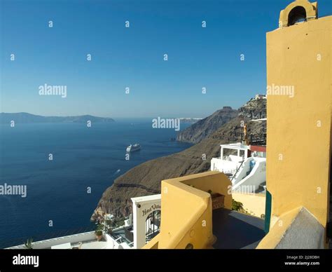 Santorini Island In Greece Stock Photo Alamy