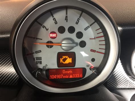 Mini Cooper Check Engine Light Too Much Oil