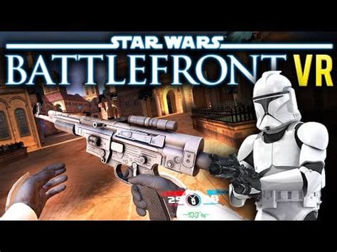 Star Wars Battlefront VR - testing out the blasters and weapons! This ...