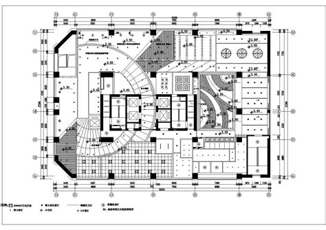 某百货商场设计cad布局方案图纸商业建筑土木在线