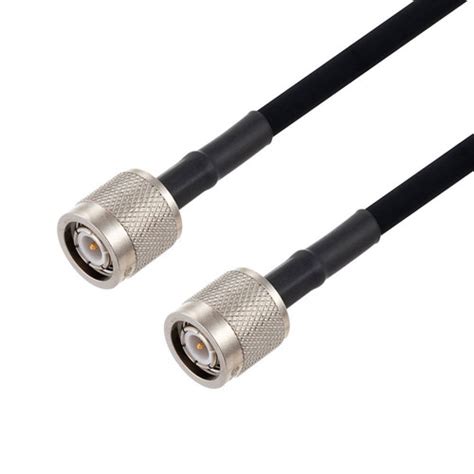 Tnc Male To Tnc Male Right Angle Cable Using Rg223 Coax