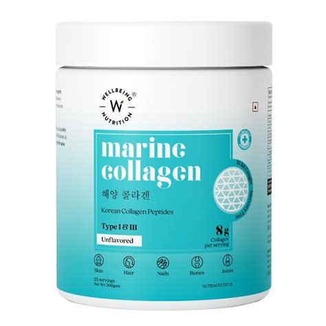 Buy Wellbeing Nutrition Pure Korean Marine Collagen Supplements