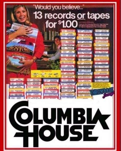 Columbia House Records Tapes And Cds 1960s Onwards Rnostalgia