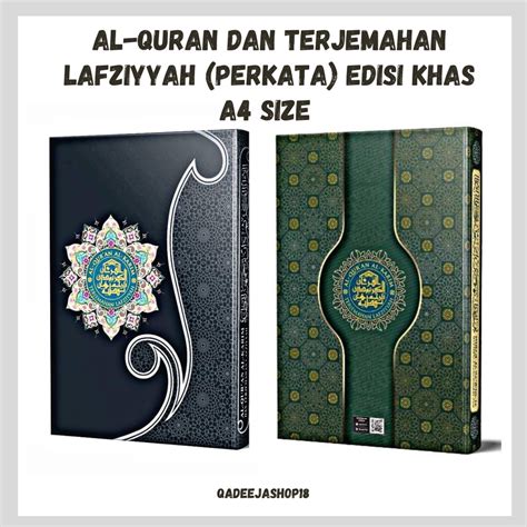 Hot Selleral Quran Dan Terjemahan Lafziyyah Perkata Special