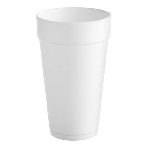 Dart 20J16 20 Oz White Customizable Foam Cup 500 Case