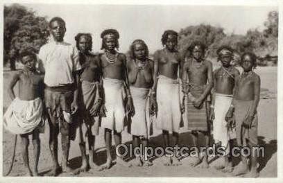 Eritrea African Nude Unused Topics Risque Women Other Postcard