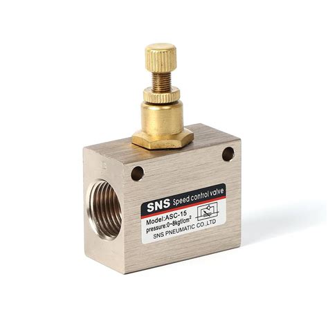 China Sns Pneumatic Asc Series Air Flow Control Valve Manufacturer And