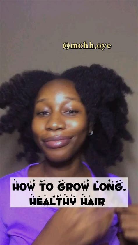 Hair growth tips! | Natural hair styles, Natural hair care, Hair ...