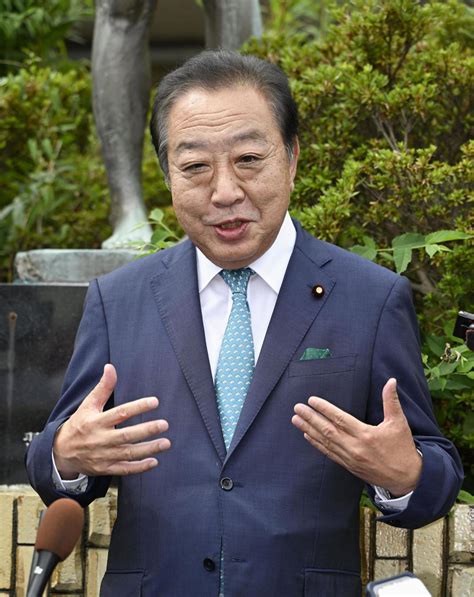 「安倍さんのはい上がる力学びたい」野田佳彦氏、立民代表選出馬背景問われ安倍晋三氏に言及 社会写真ニュース 日刊スポーツ