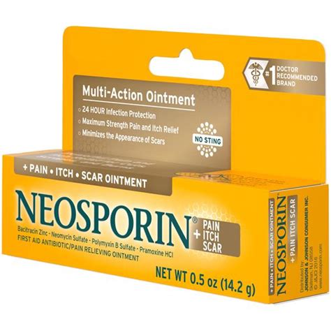 Neosporin Multi Action Pain Itch Scar First Aid Antibioticpain