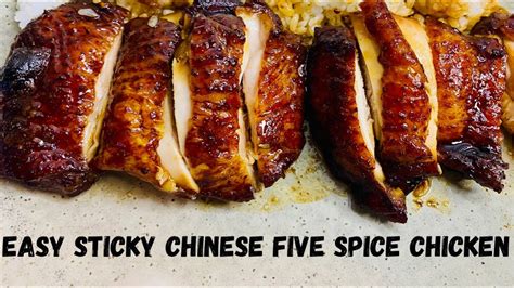 Sticky Chinese Five Spice Chicken Recipe Quick How To Youtube