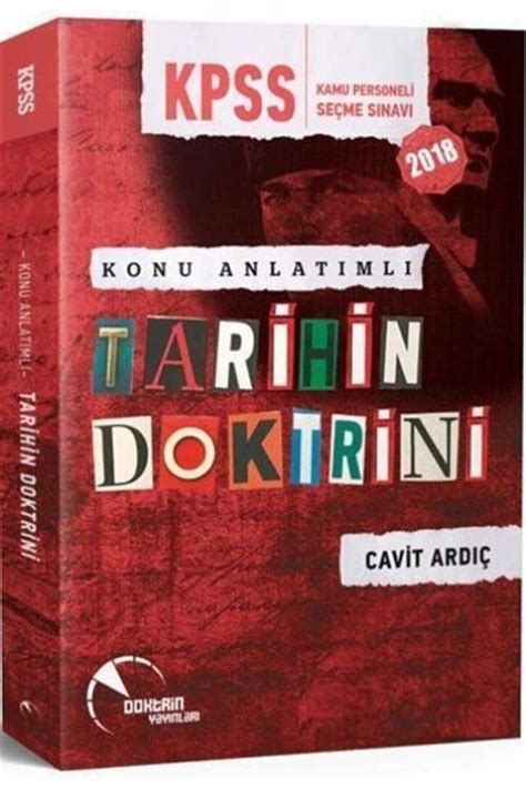 Doktrin Yayınları Kpss Tarihin Doktrini Konu Anlatımlı Fiyatı