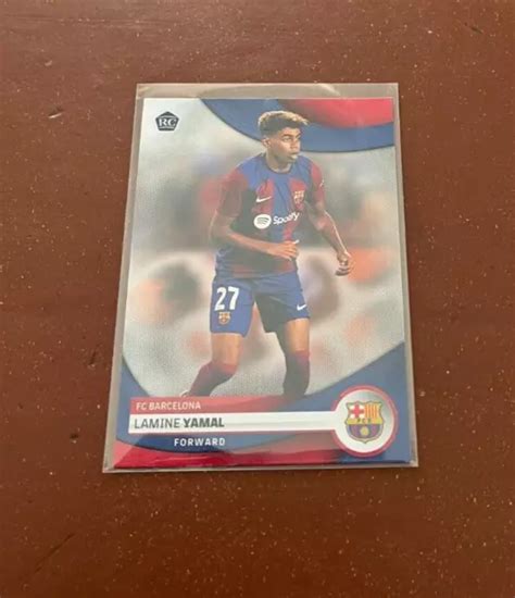 Topps Barcelona Team Set 2324 Lamine Yamal Rookie Rc Eur 100