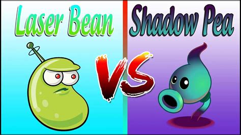 Laser Bean Vs Shadow Pea Pvz Heroes Gameplay Plant Vs Zombie 2 Youtube