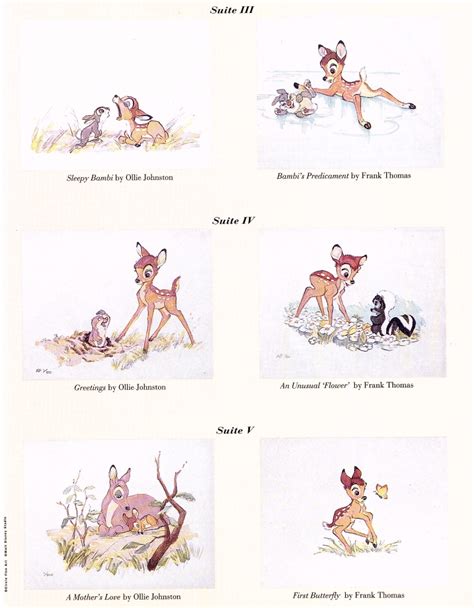 CEL EBRATION Animation Art Gallery Disney S Bambi Portfolio